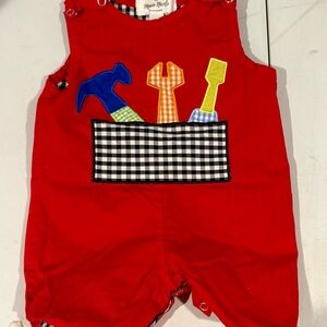 Marie Nicole • Romper with Tool Appliqué